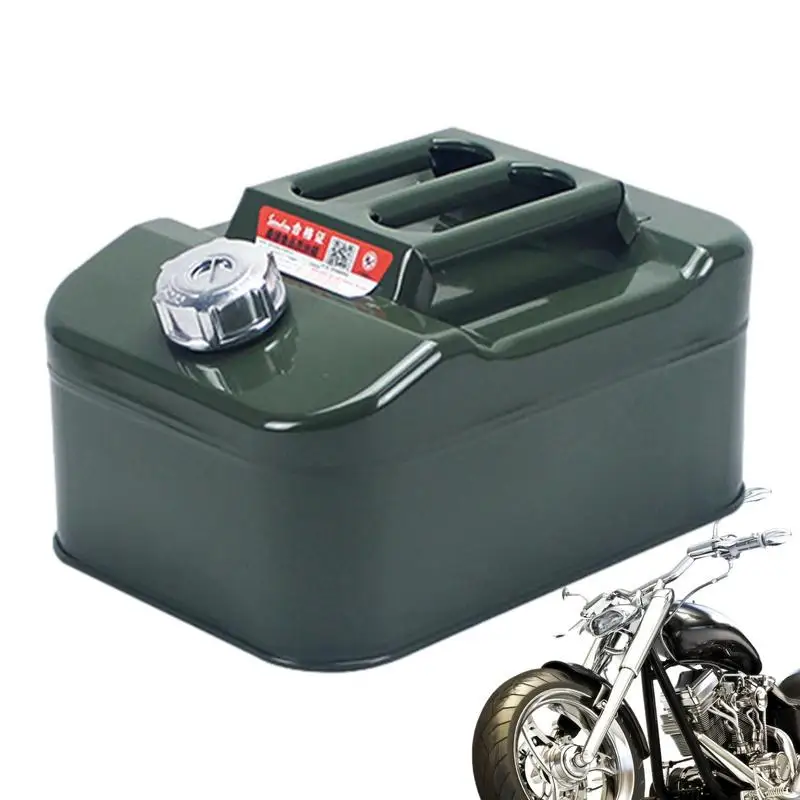 

3L/5L/10L Portable Jerry Can Gas Fuel Tank With Three Bar Handle Stainless Steel Container Gasoline Petrol Tank For Transport
