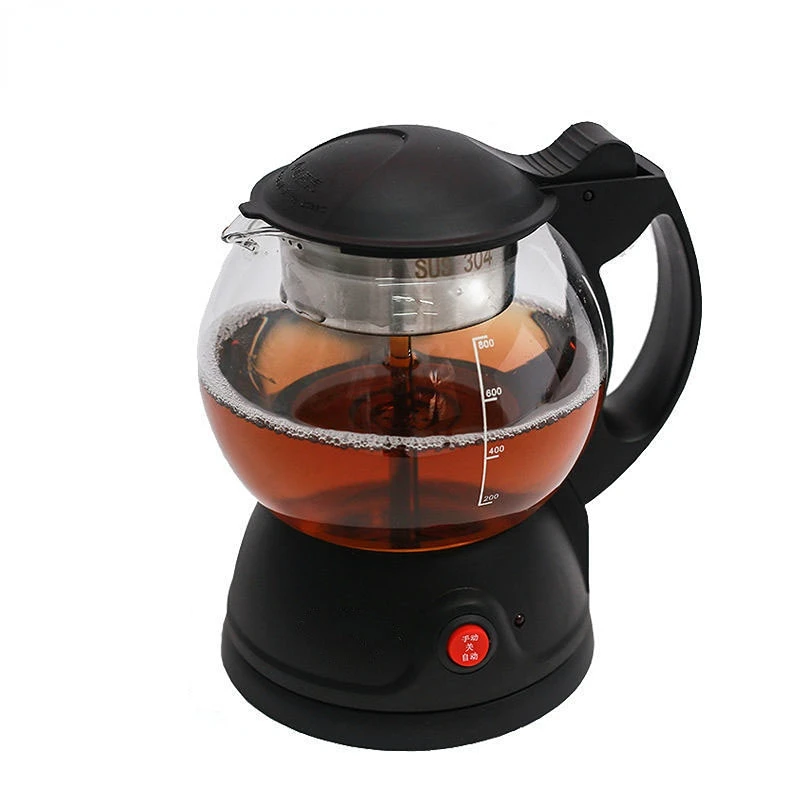 0.8L Household black tea maker automatic steam black teapot glass