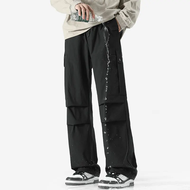 

Брюки-карго мужские с несколькими карманами, джоггеры, шаровары, уличная одежда, повседневные спортивные штаны, водонепроницаемые брюки в стиле хип-хоп, большой размер 5XL