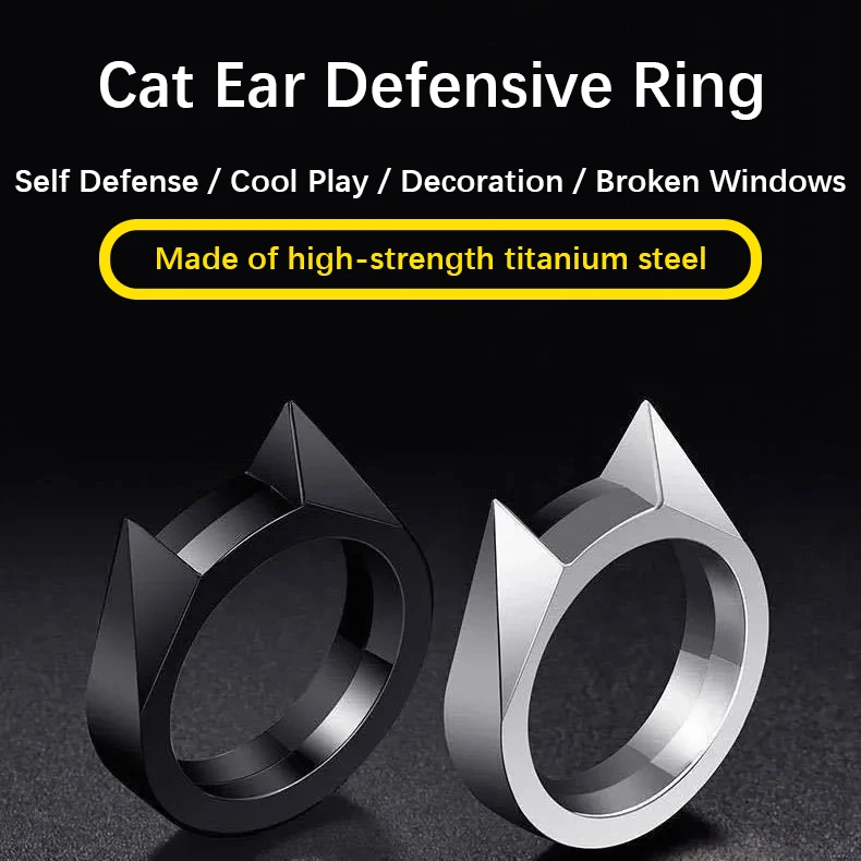 Cat Ear Self-Defense Ring 1
