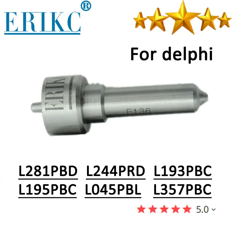 

For Delphi Fuel Injector Nozzle L281PBD L244PRD L193PBC Common Rail Sprayer Nozzle Tip L195PBC L045PBL L357PBC