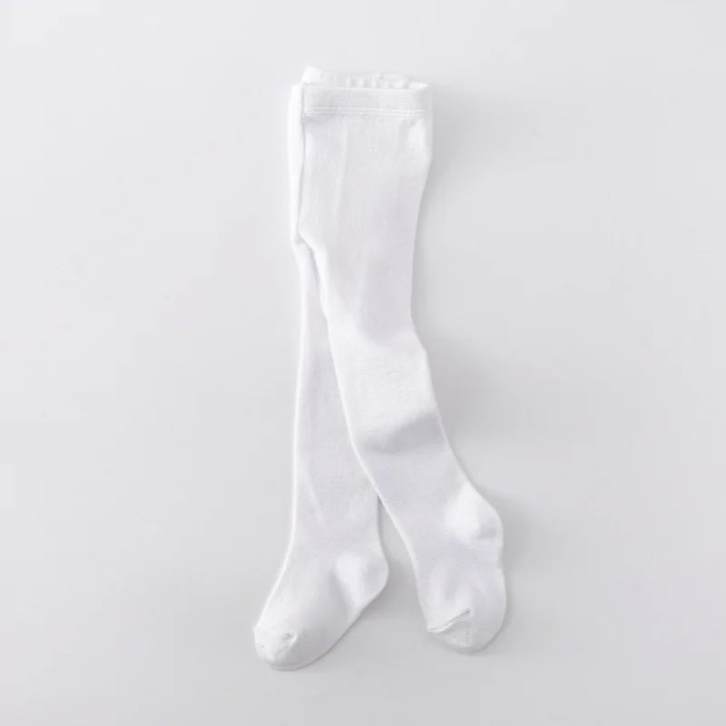 Lawadka Newborn Tights For Girls Solid Knitted Infant Baby Girl Tights Casual White Black Toddler Pantyhose Spring Autumn 0-12M Baby & Maternity