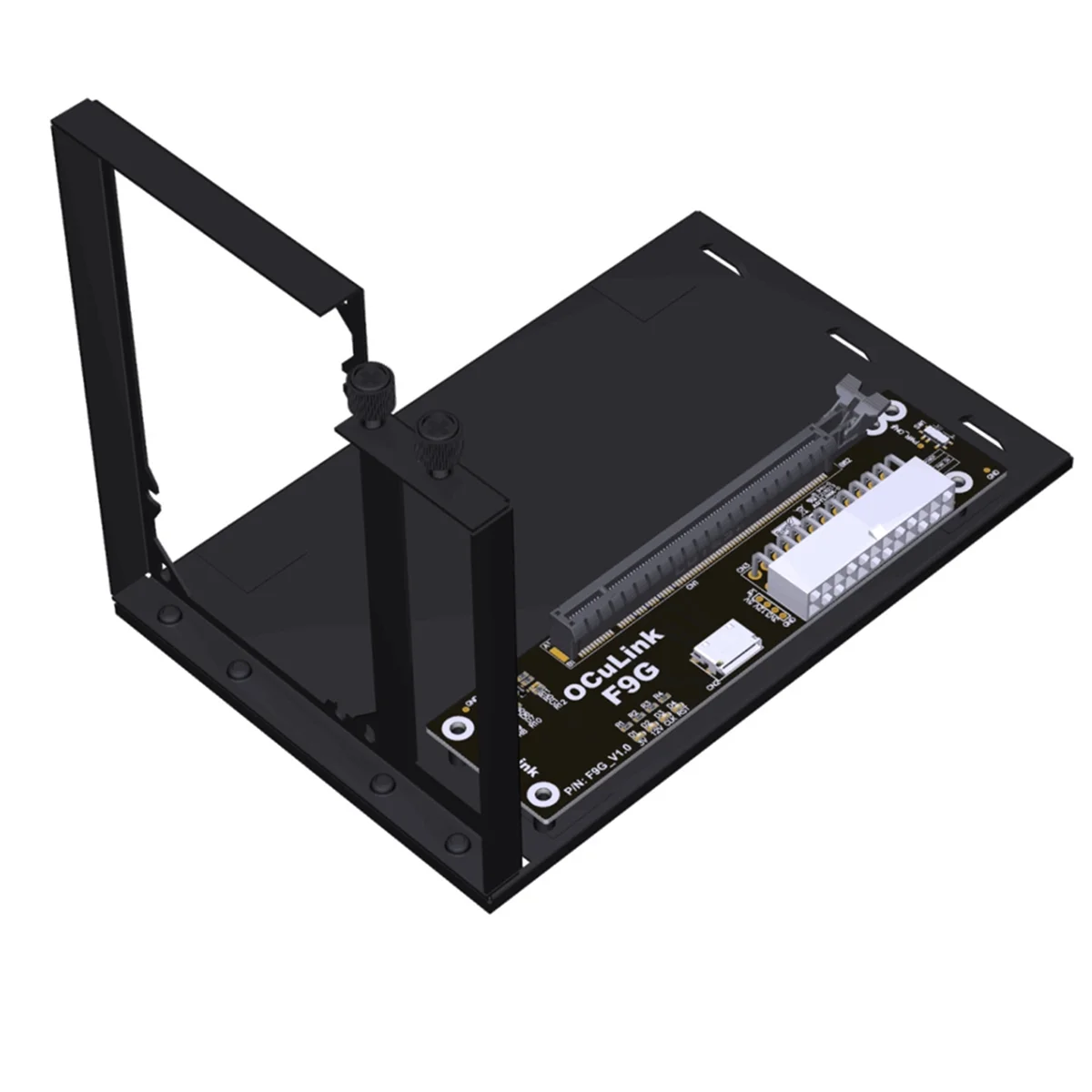 AT41F9G-BK7 EGPU OCuLink GPU Dock PCIe4.0 X4 노트북 노트북-외부 비디오 그래픽 카드 M.2 OcuLink-PCIE X16 어댑터