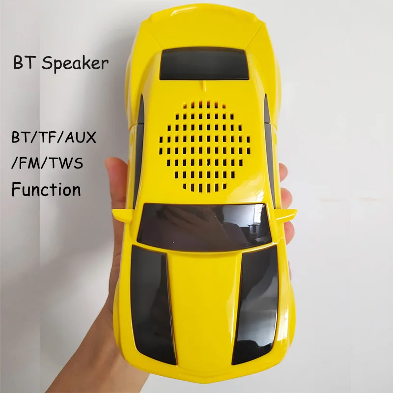 Altoparlante Per Lettore Musicale Wireless Caixa De Som Portatil Sound Box Bocina Portatil Mini Altavoz Altoparlanti Per Denti Blu A Forma Di Auto
