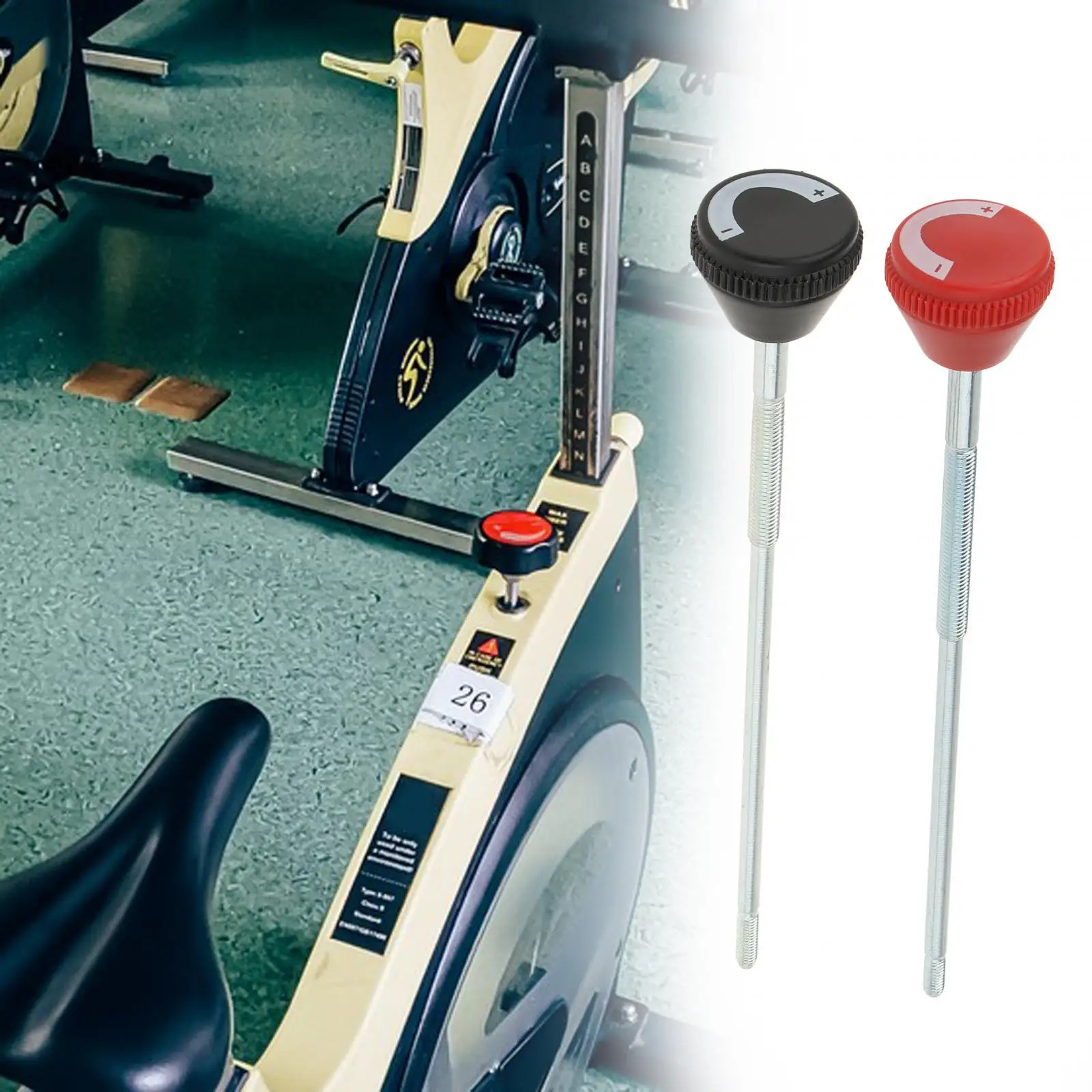 1 X Leva Freno Bicicletta Manopola Di Regolazione Resistenza Resistenza - Foto 10