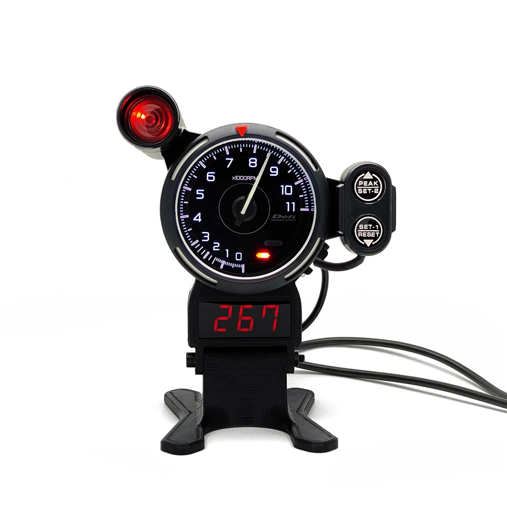 12v Rpm Tachometer For Pc Game Simulated Racing Game Meter For G29