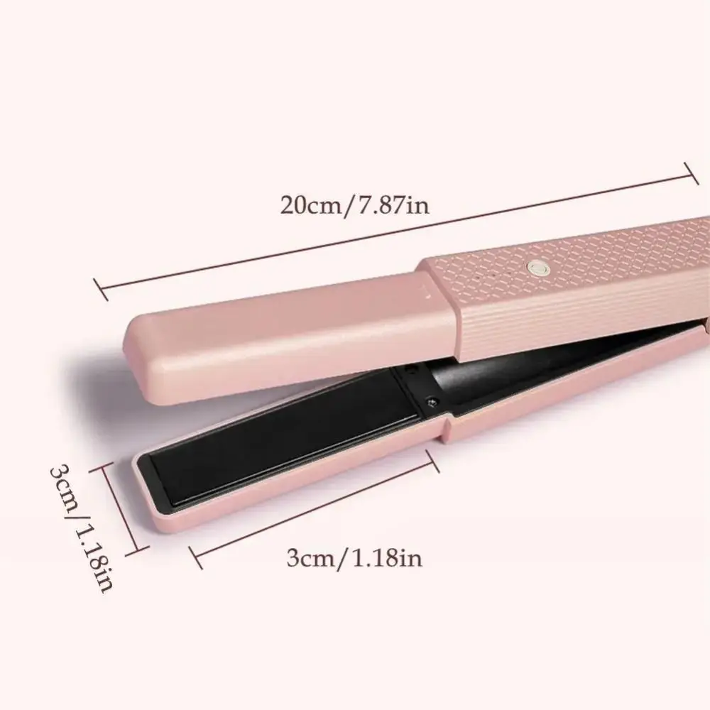 Even Heat Distribution Mini Hair Straightener Anti-Burn Temp Adjustable Hair Straightening Irons No Damage To Fast Heating
