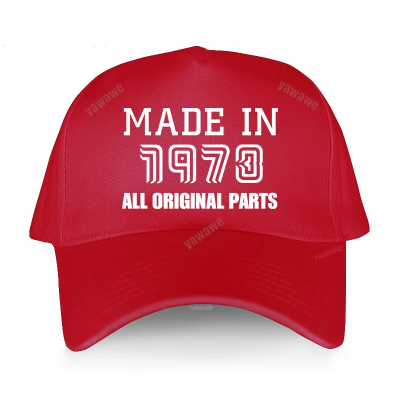 ball caps for men Made In 1973 Baseball Caps Adjustable Fashion Unisex Hats Cool Birthday Gift 1973 Cap ball caps for men Baseball Caps