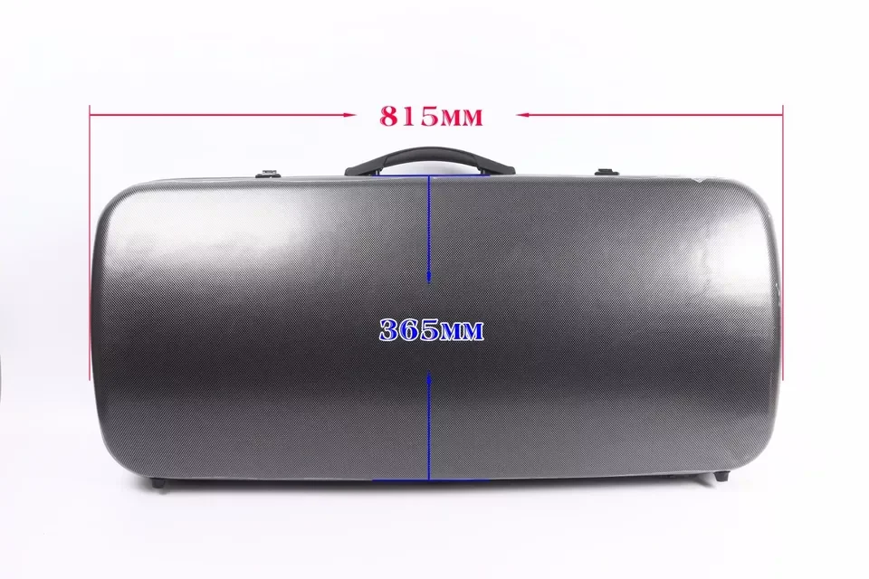 Double Violin/Case Viola Case 4/4 Full Size 17 inch Carbon Fiber Hard Shell Box Portable Strong Handle New