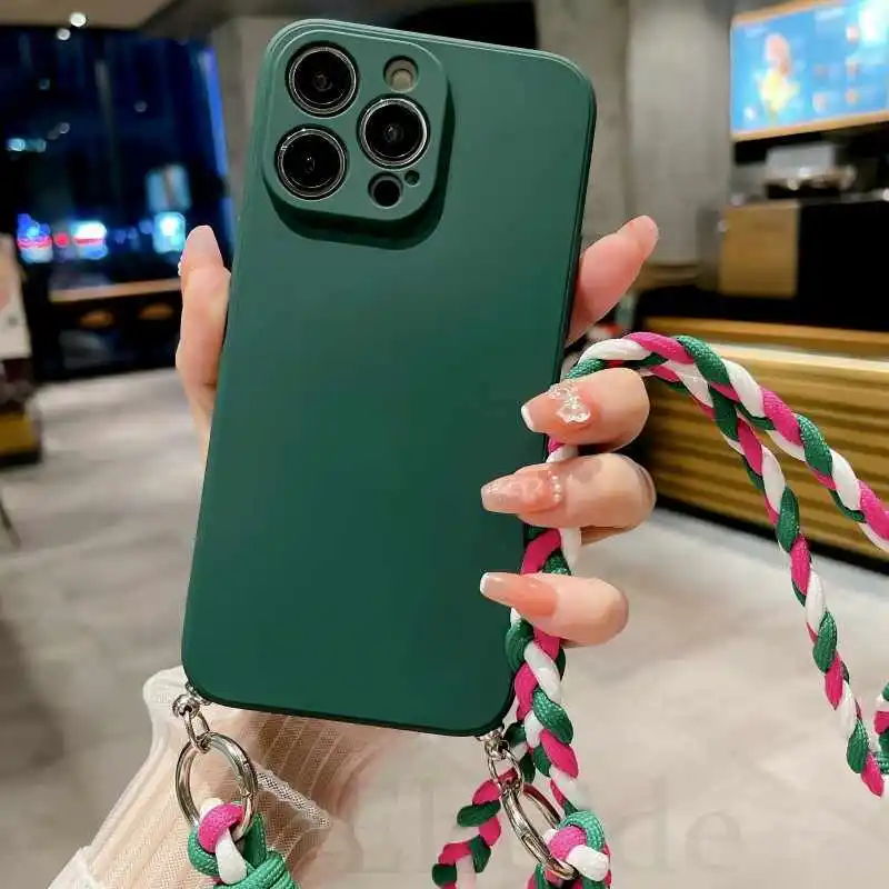 Custodia Girocollo Per Motorola Moto G84 5G - Cover Trasparente TPU Con Cordoncino Regolabile - Antiurto, Antigraffio, Pratica E Sicura - 4