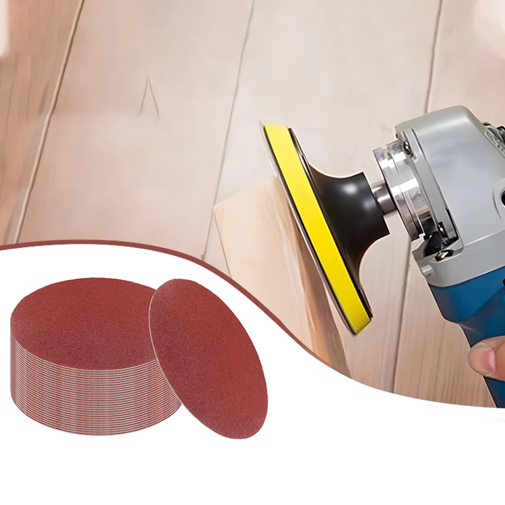 Dischi Abrasivi 125 Mm Grana 150: 50 Pezzi Con 8 Fori Per Levigatrice Orbitale - 4
