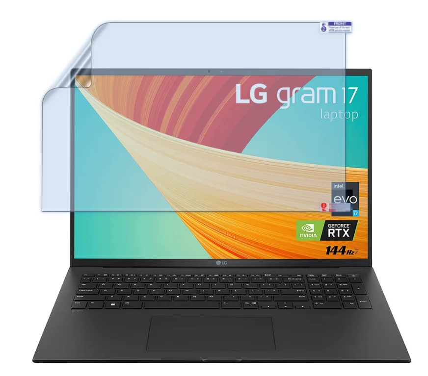 2 Pezzi Ultra Trasparente/Opaco Anti Blu Per Lg Gram 17 2024 Lg Gram 17 2023 2022 17 Pollici 16:10 Pellicola Protettiva Morbida Per La Protezione Dell