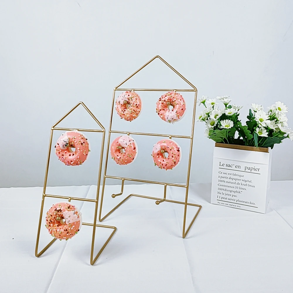 

Золотая подставка для торта, 2 шт./лот, для десертного стола, белые круглые металлические витрины для десертов, подставка для капкейков, пончиков, витрина