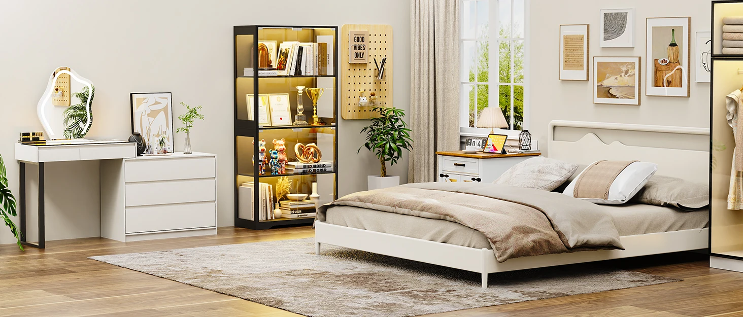 display cabinet vanity armoire wardrobe closet dresser for bedroom