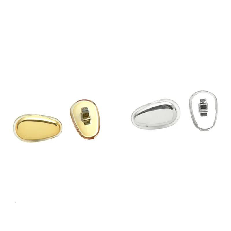 10pairs=20pcs Silicone Nose Pads For Glasses Silver Gold Nose Pads Glasses Anti-Slip Pad Eyeglasses Accessories