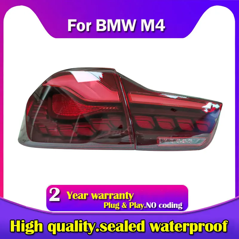 

Новые фонари для BMW car 4, задние фонари, задние фонари 2014-2020 428i 435i, задние светодиодные фонари M4 GTS, динамический тормоз, аксессуары для авто