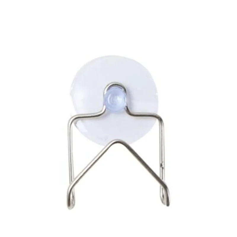 Stainless Steel Suction Cup Drain Rack Sponge Holder Brush Soap Dishwashing Liquid Drainer Kitchen Sundries Organizers 1PC