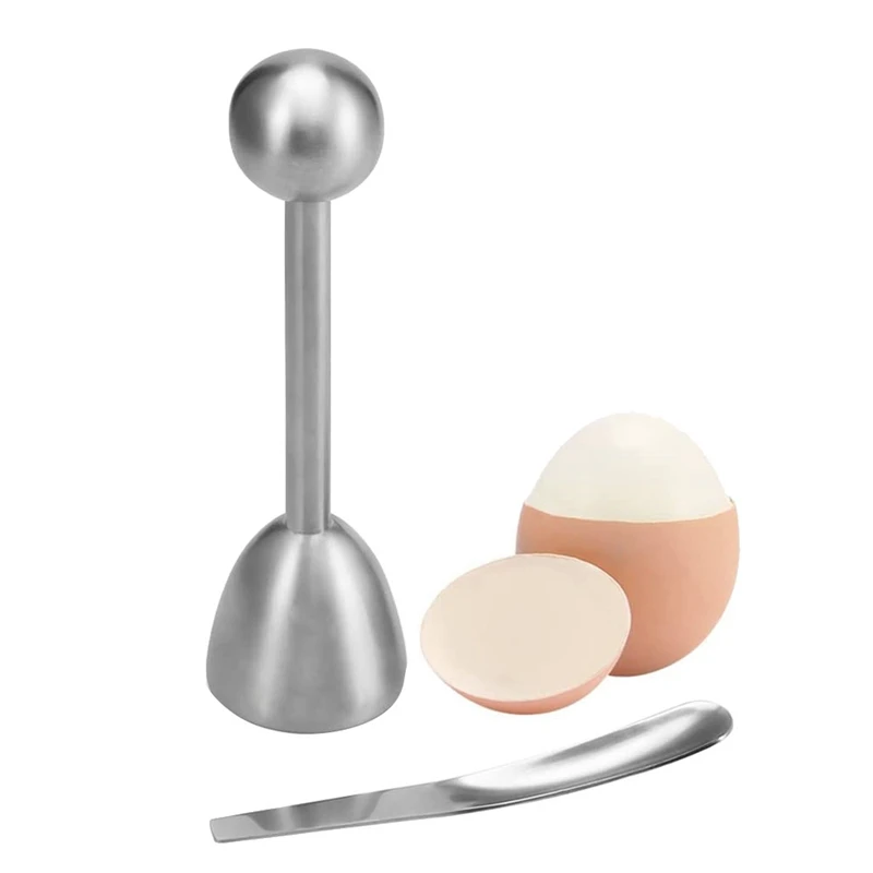 Яйцерезка яйцерезка для твердых и мягких яиц с ложкой кухонные гаджеты из