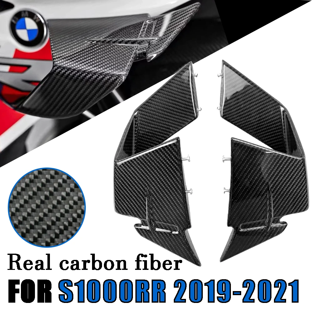 Carbon Fiber Winglets Air Deflector Fit For Bmw S1000rr Windscreens