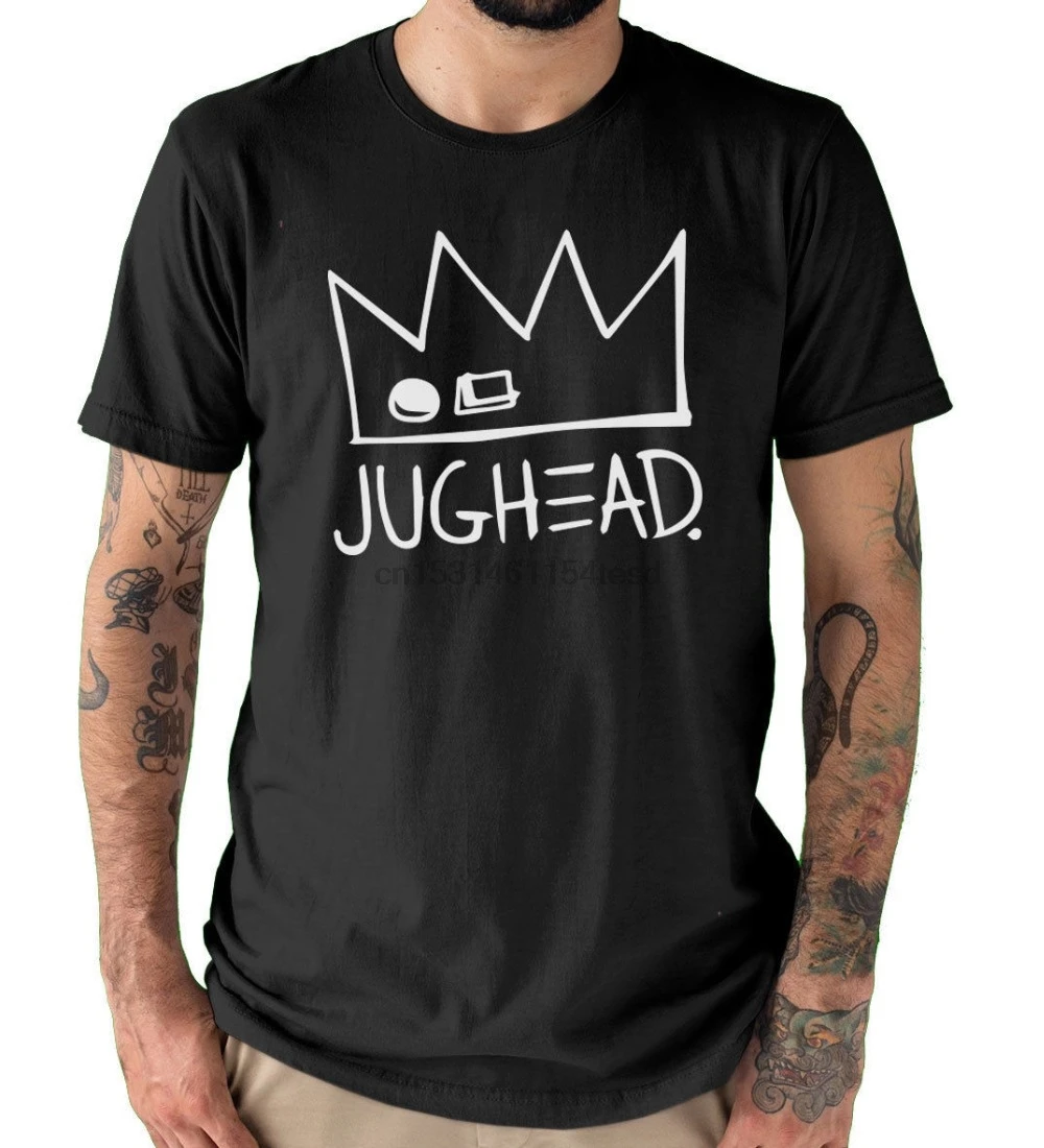 Футболка Jughead Jones футболка с короной Riverdale модная в стиле ретро принтом South Side Serpents