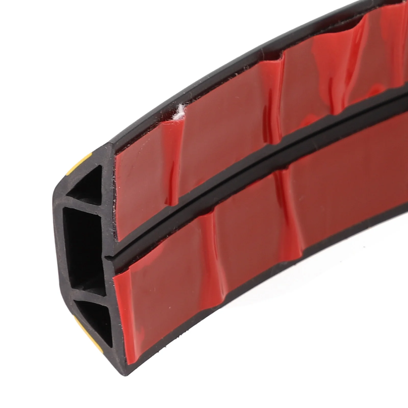 

Condoms Floor Cable Protection Cover Gym Home Plastic Molding Soft PVC Yellow-black 1 Meter 11/14 Mm Practical