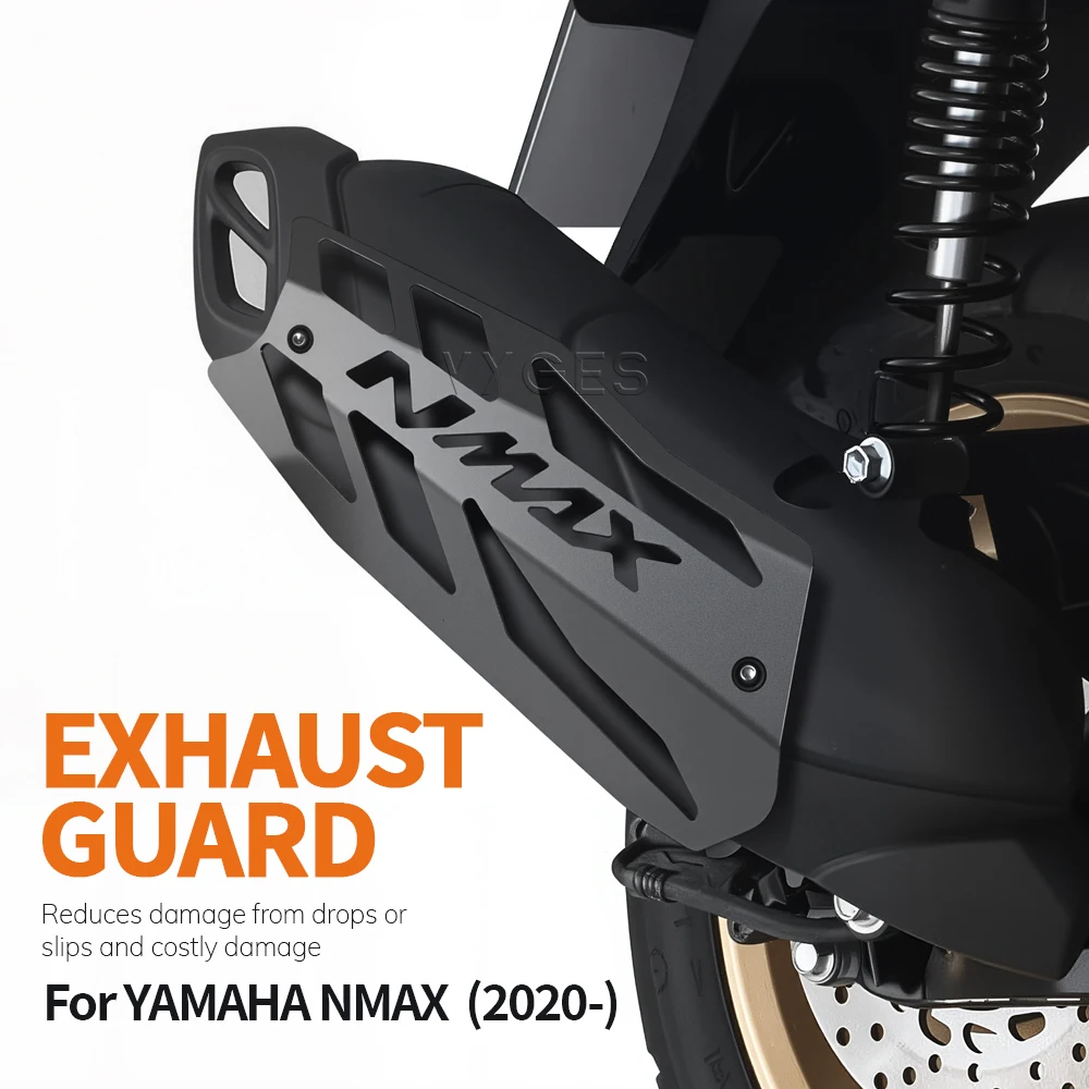 For YAMAHA NMAX 155 125 NMAX155 2020- Motorcycle Accessories Exhaust Guard Exhaust Protector Scald Proof Lid Exhaust Cover