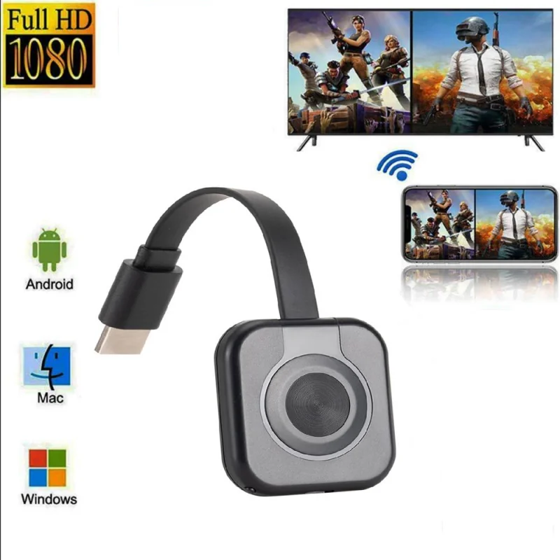Hd Wireless Tv Wifi Mirroring Screen Display Adapter Android Lightning A Proiettore Compatibile Hdmi Per Iphone Samsung Huawei