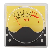 

TR-R36W 500UA VU Meter Header DB Level Header For Recording Audio, With LED Back Light, Audio Level Meter