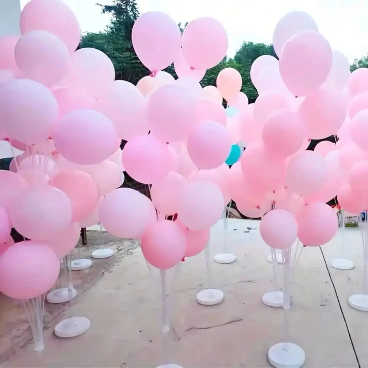 Party Supplies PE Balloon Stand Holder with 13/19 Tubes Happy Birthday and Wedding Party Decoration Supplies