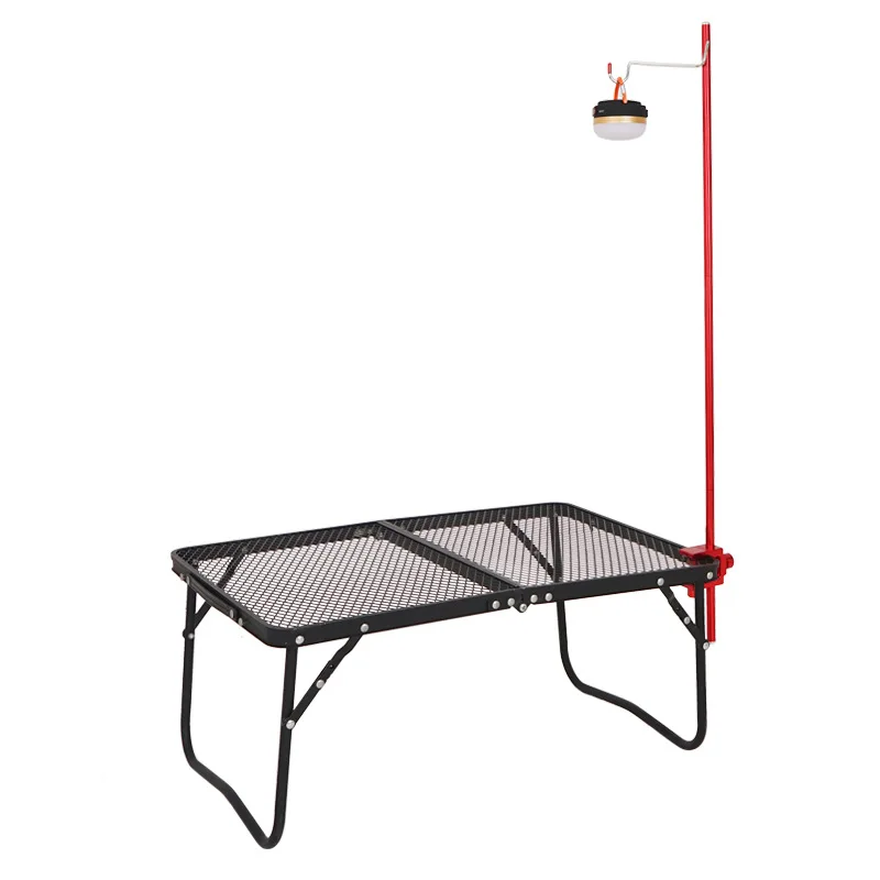 

Camping Folding Lamp Pole Portable Outdoor Travel Lightweight Aluminum Alloy Picnic Tent Light Pole