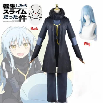 Reincarnated as a Slime Rimuru Tempest Costume Cosplay con parrucca e maschera 1