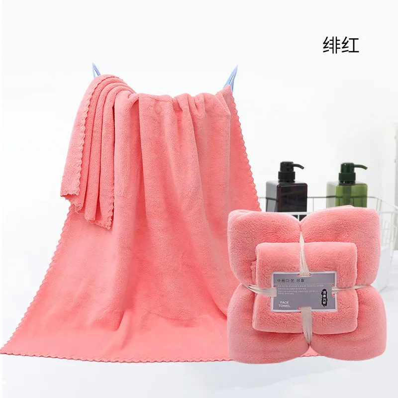 Super Soft Coral Velvet Towels 6