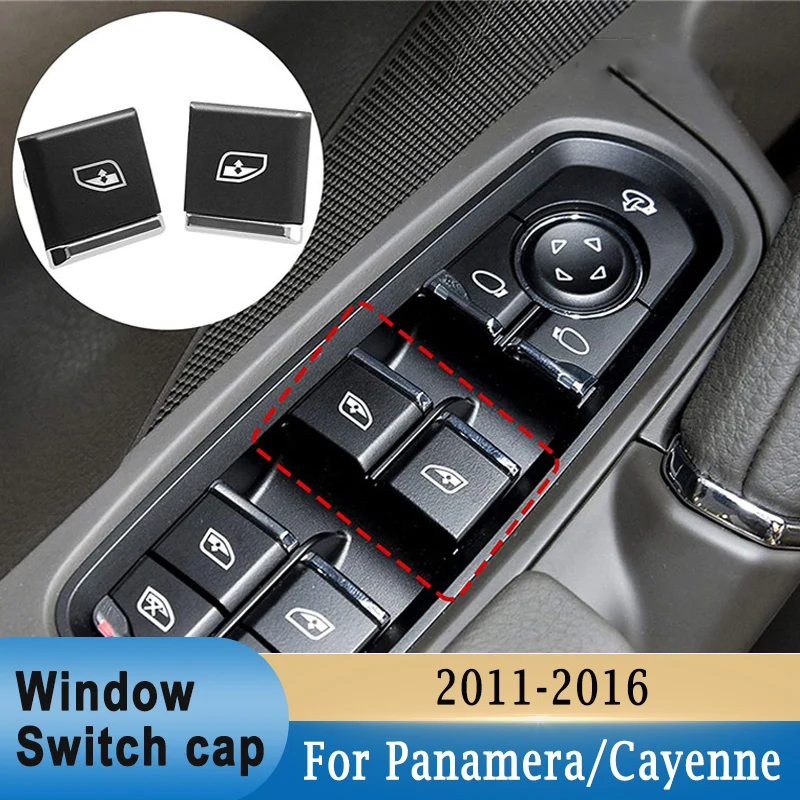 Window Switch Button Cap Cover Driver Master Side For Porsche Panamera / Cayenne 2010-2016 For Macan 2014-2018