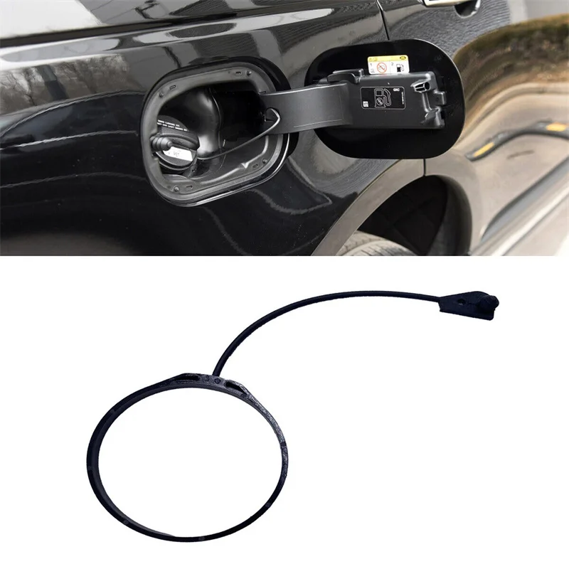 

Black Car Rubber Strap Fuel Filler Cap Tether Cord For Jaguar XF 2008-2015 Petrol Diesel Auto Replacement Accessories