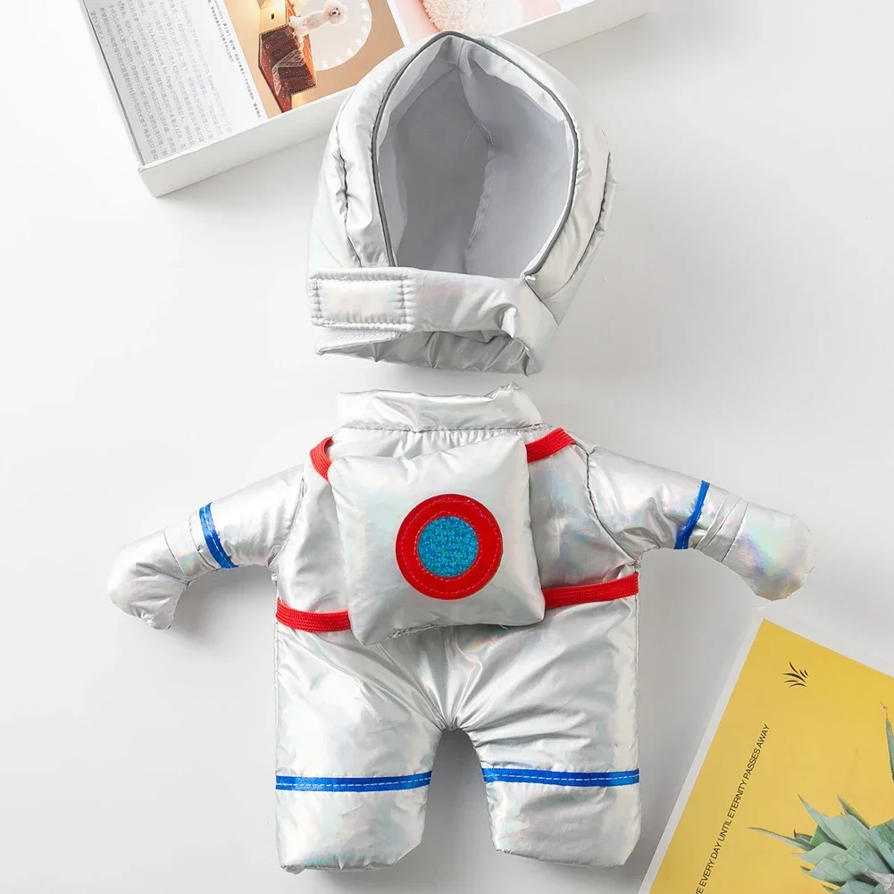 

Толстая зимняя одежда для милого щенка астронавта, костюм для милой собаки в виде астронавта, необычный костюм разных размеров для косплея, фотореквизит для домашних животных