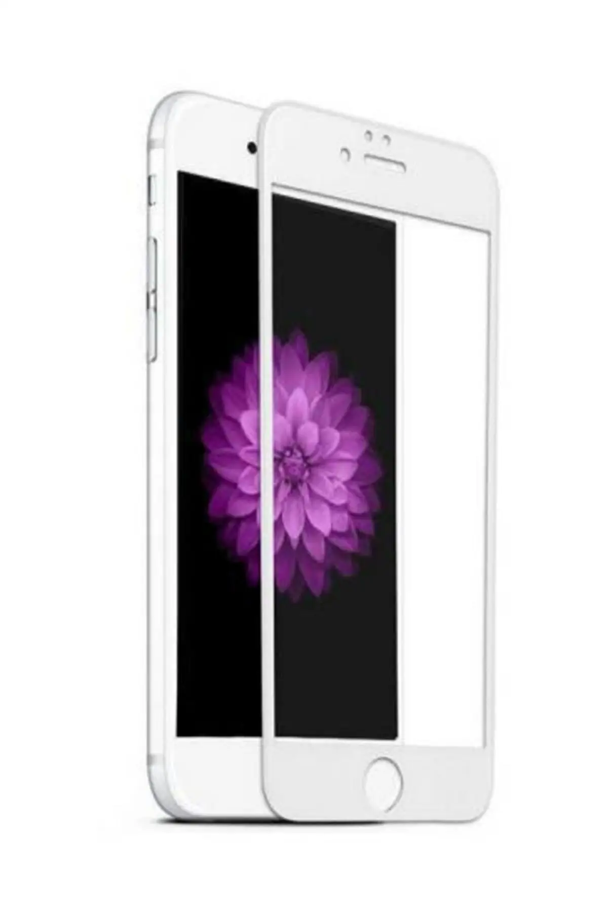 Белое ударопрочное стекло для защиты экрана Iphone 7 -8-s-2020 с полной подкладкой 5d 9d |