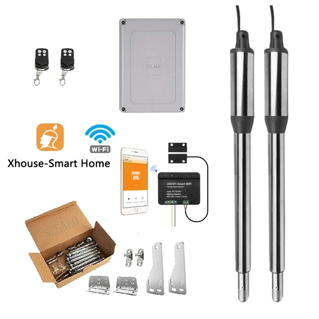 Tuya WIFI Automatic Gate Opener Home Farm Villa Swing Gate for 16' Long