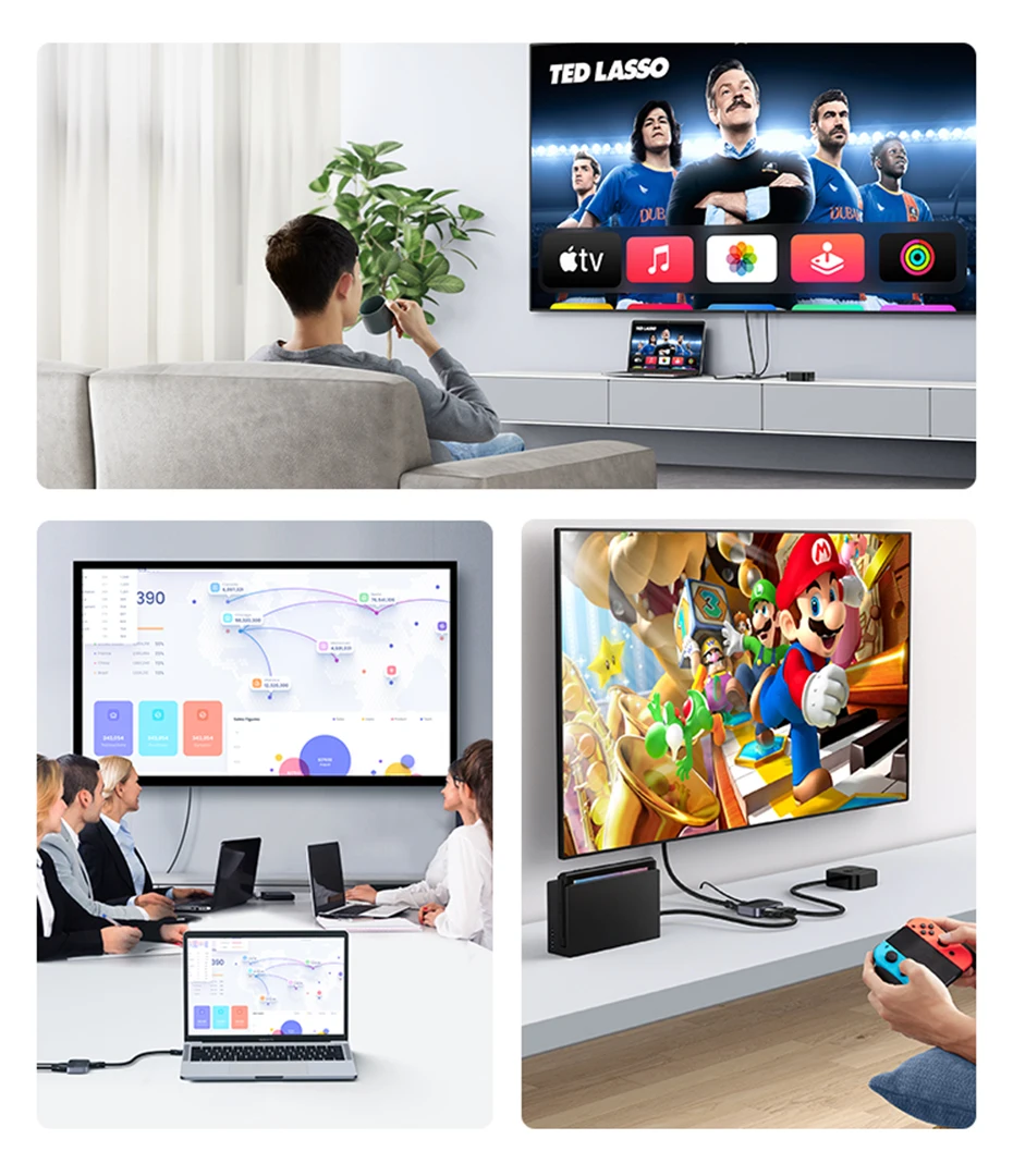Ugreen hdmi 2.1 divisor interruptor 8k 60hz