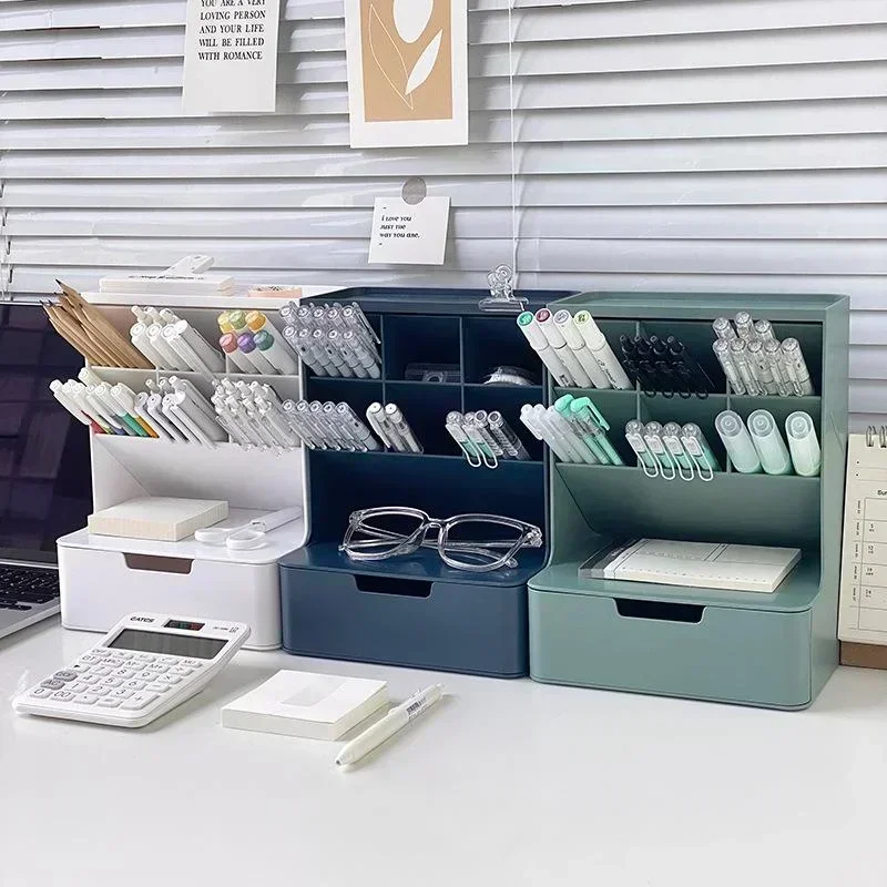 Multifunctional Pen Holder Stationery Organizer Storage Box Desk Accessories pen holder,stationery organizer,stationery storage box