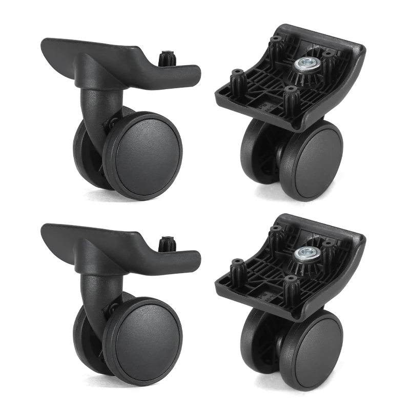 Smooth, wear-resistant, and silent universal wheels, spare parts for luggage and luggage, 360 degree rotation