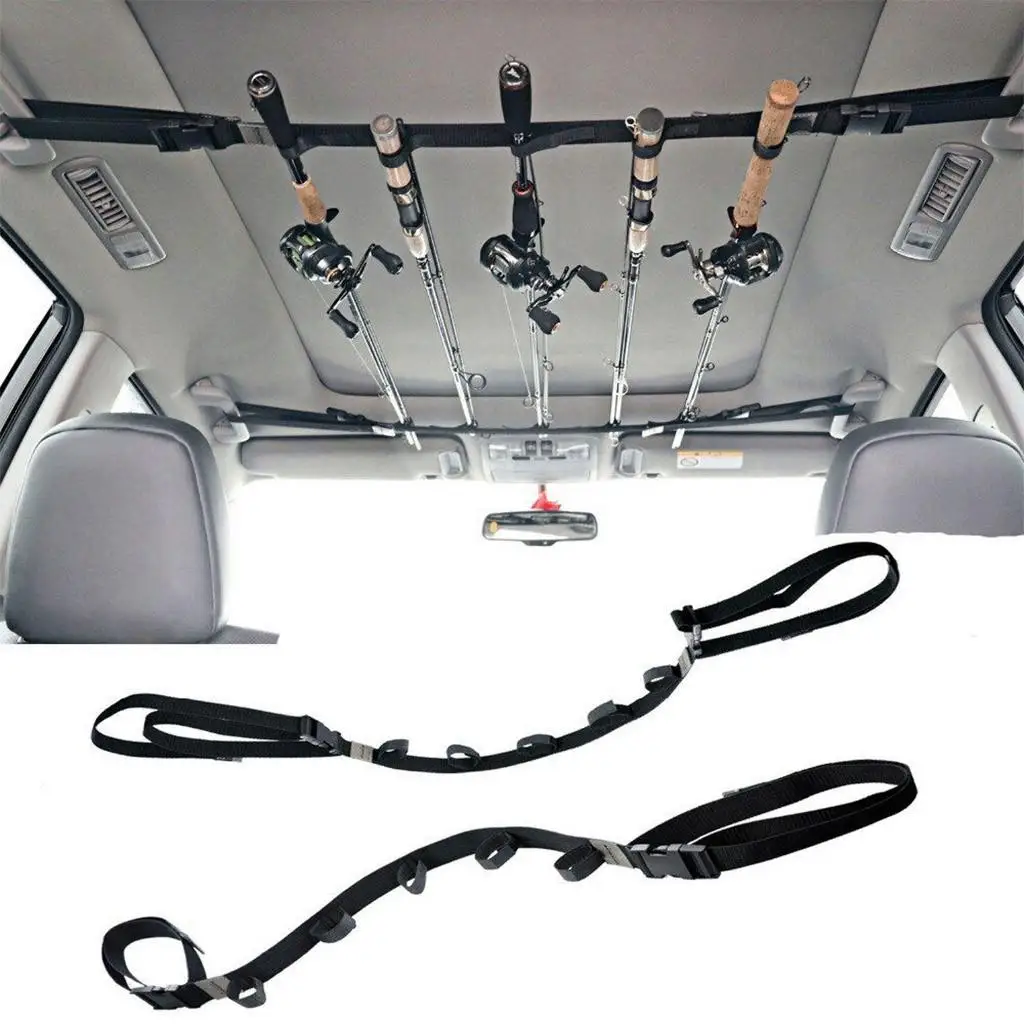 Car Fishing Rod Strap Vehicle Fishing Rod Carrier Stand