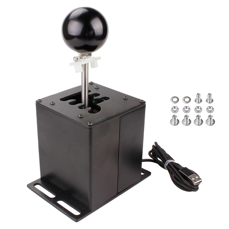 전문 레이싱 게임 기어 시프터 6 + 7 + USB 시뮬레이터 시프터 금속 합금 경량 피팅 G27 G29 드롭 배송