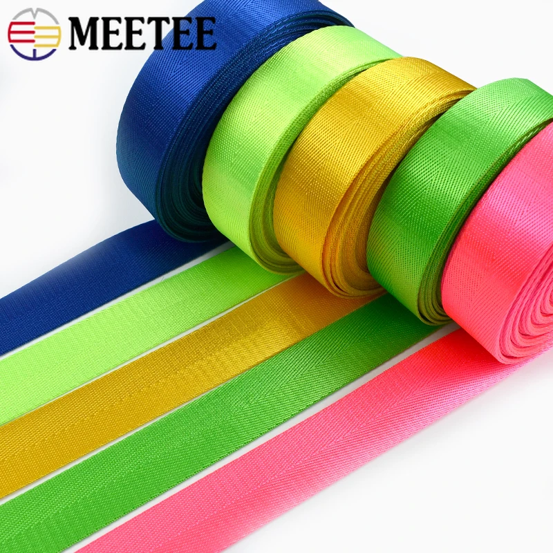 Durable Nylon Webbing Tape for Crafting and DIY Projects - 2 Meters
