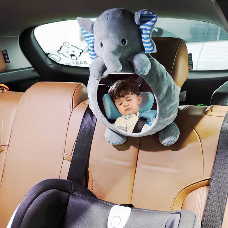 Car mounted child safety seat, baby reflector, baby cognitive car observation mirror, rearview mirror