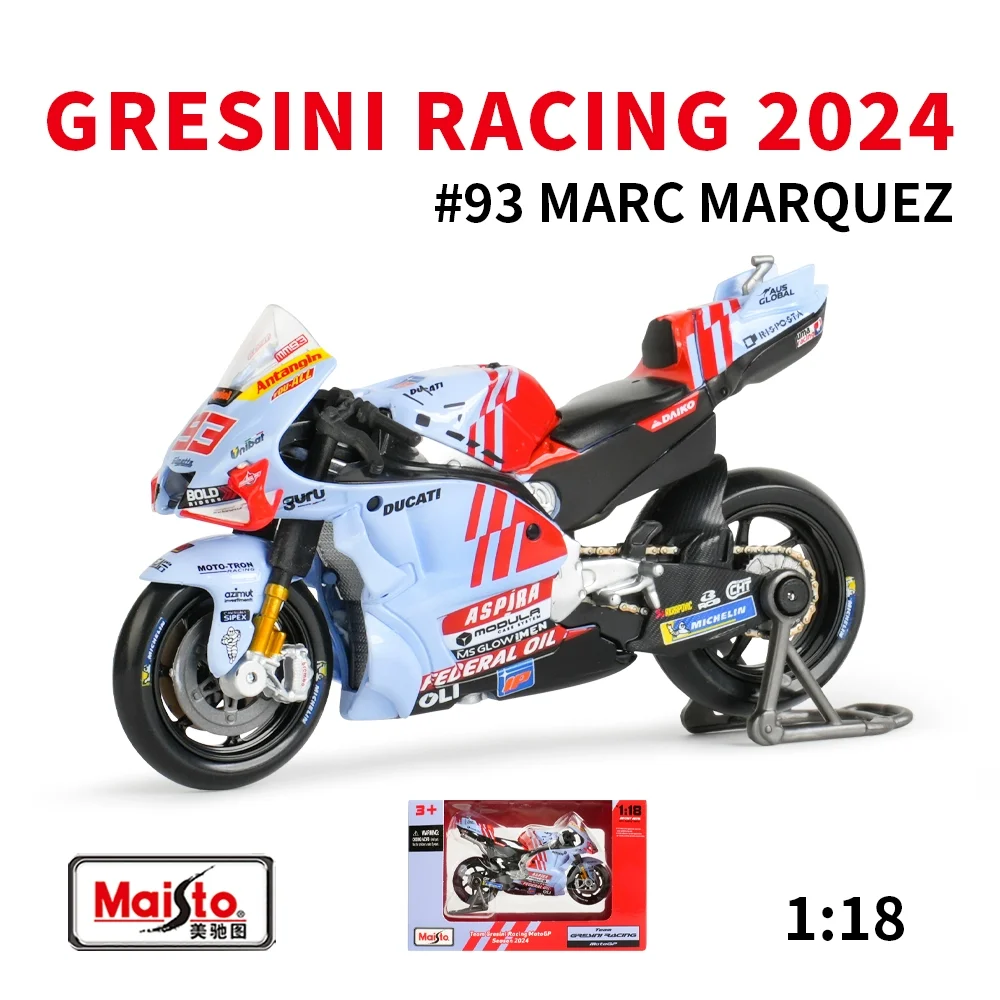 Maisto - Gresini SF 2024#93 Marquez 1/18 - Moto GP Racing En