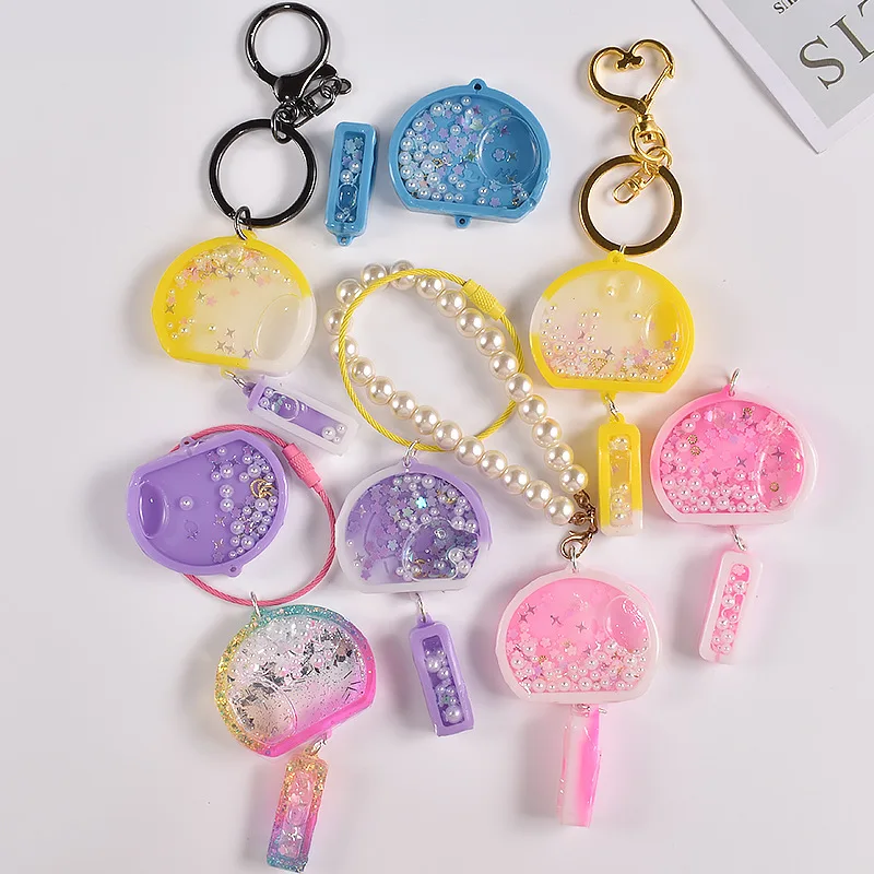 FineInno Moule Résine Coeur Shaker Moule Pendentif Silicone Quicksand