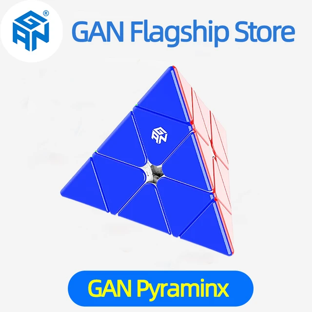  GAN Pyraminx 36 Magnets, Speed Magnetic Pyramid Puzzle  Stickerless Triangle Cube (Standard) : Toys & Games