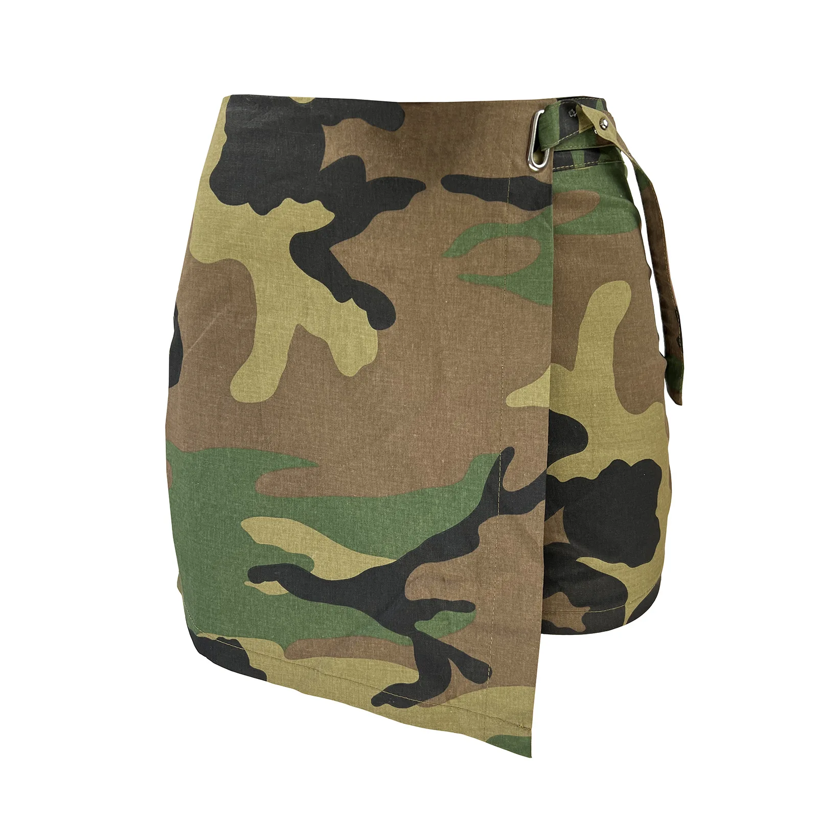 

2023 New Fashion Women's Camouflage Irregular Skirt