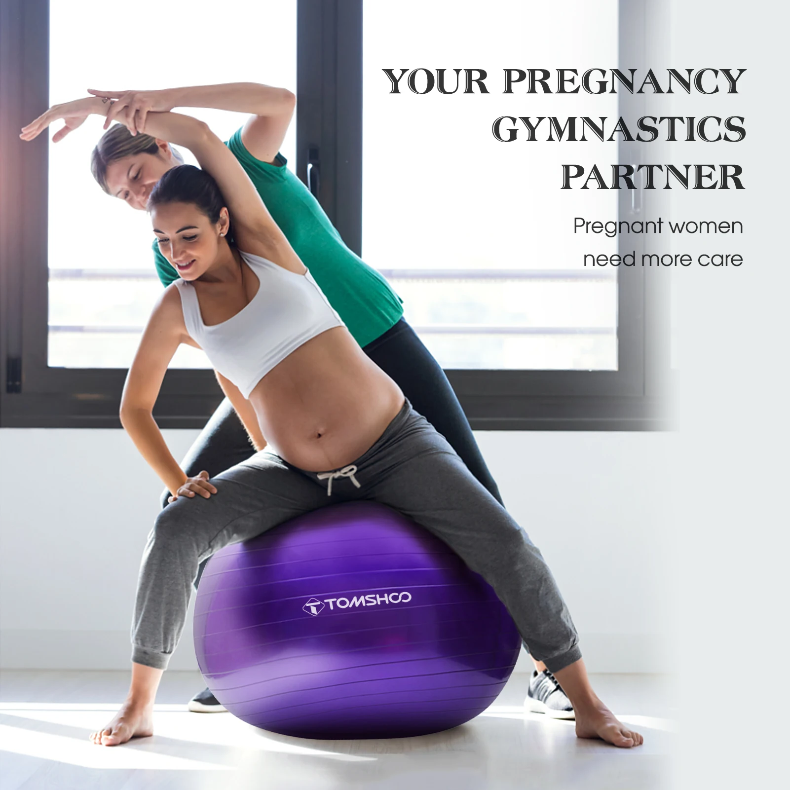 PVC Fitness Balls Yoga Ball Thickened Explosion-proof Exercise Home Gym Pilates Equipment Balance Ball 45cm/55cm/65cm/75cm yoga ball