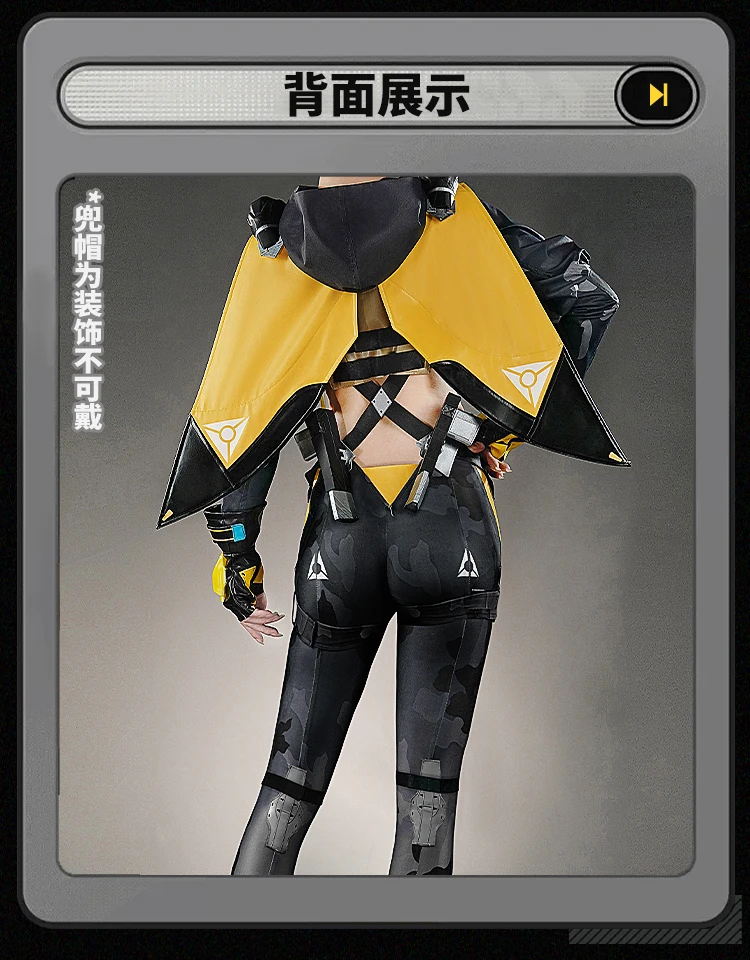 Cosplay Trigger Cosplay Kostüm Perücke Zenless Zone Zero Uniform Haarspange Obol Squad Frauen Mädchen Halloween Rollenspiel Requisiten 23